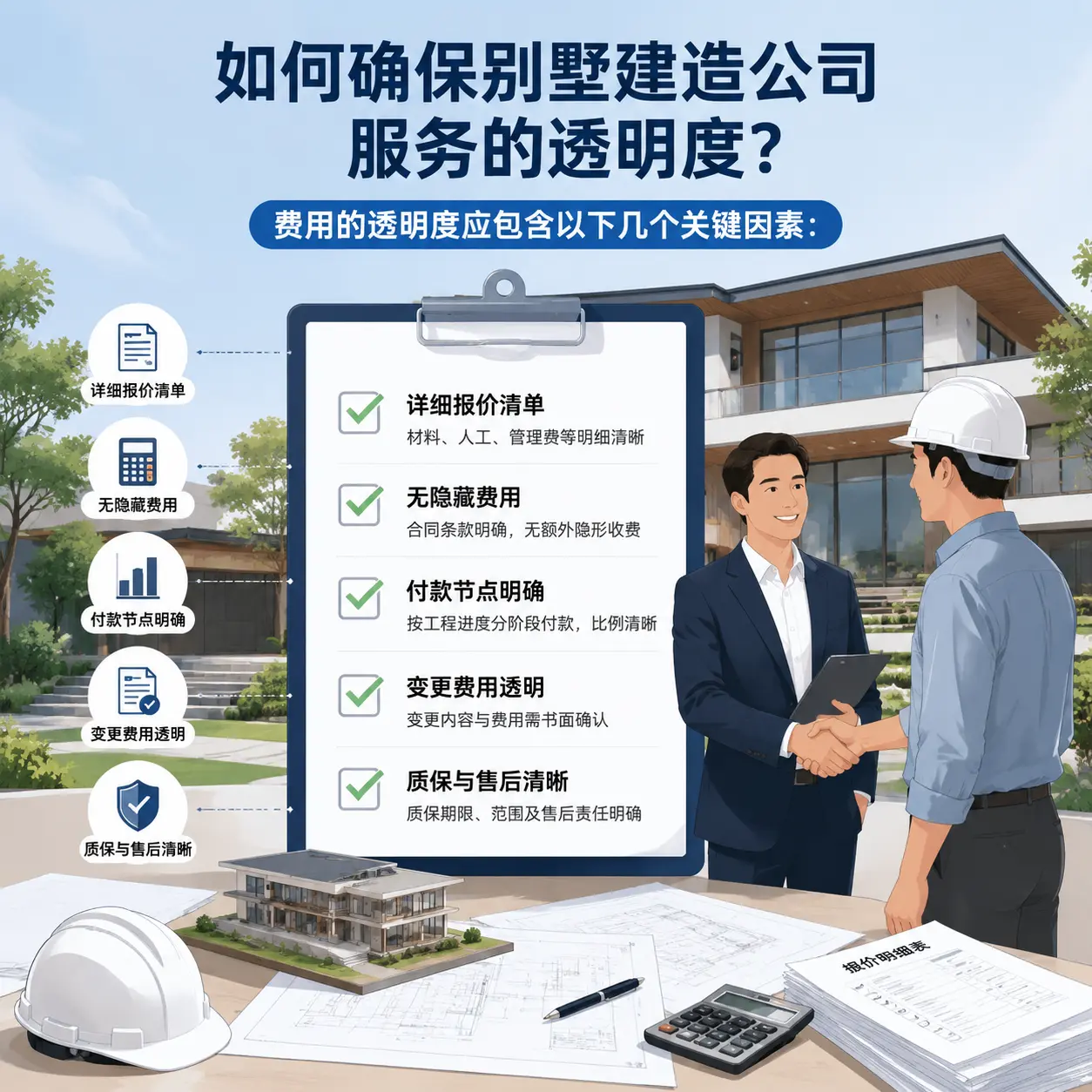 在 台江 如何确保别墅建造公司服务的透明度？