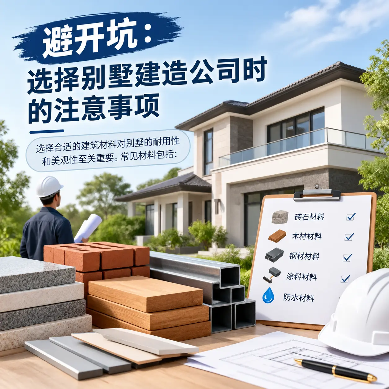 避开坑:选择 台江 别墅建造公司时的注意事项