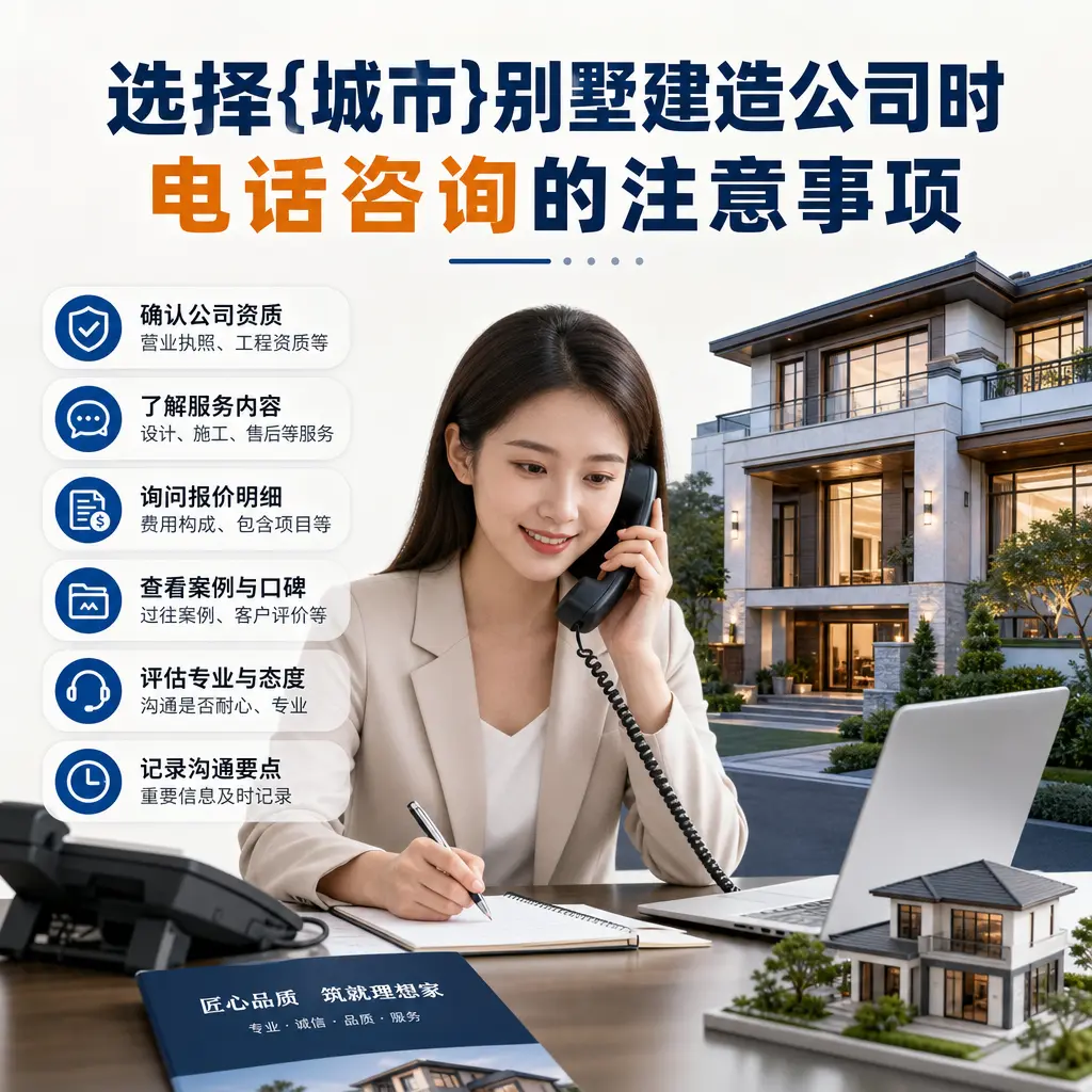 选择台江别墅建造公司时,电话咨询的注意事项