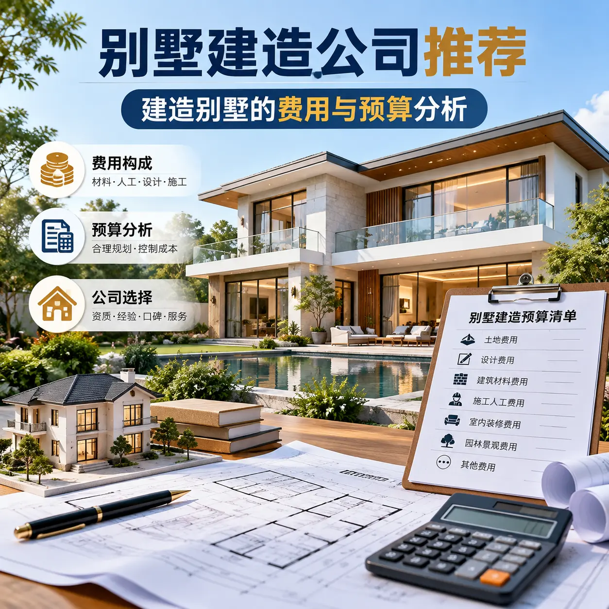 别墅建造公司推荐： 台江 建造别墅的费用与预算分析