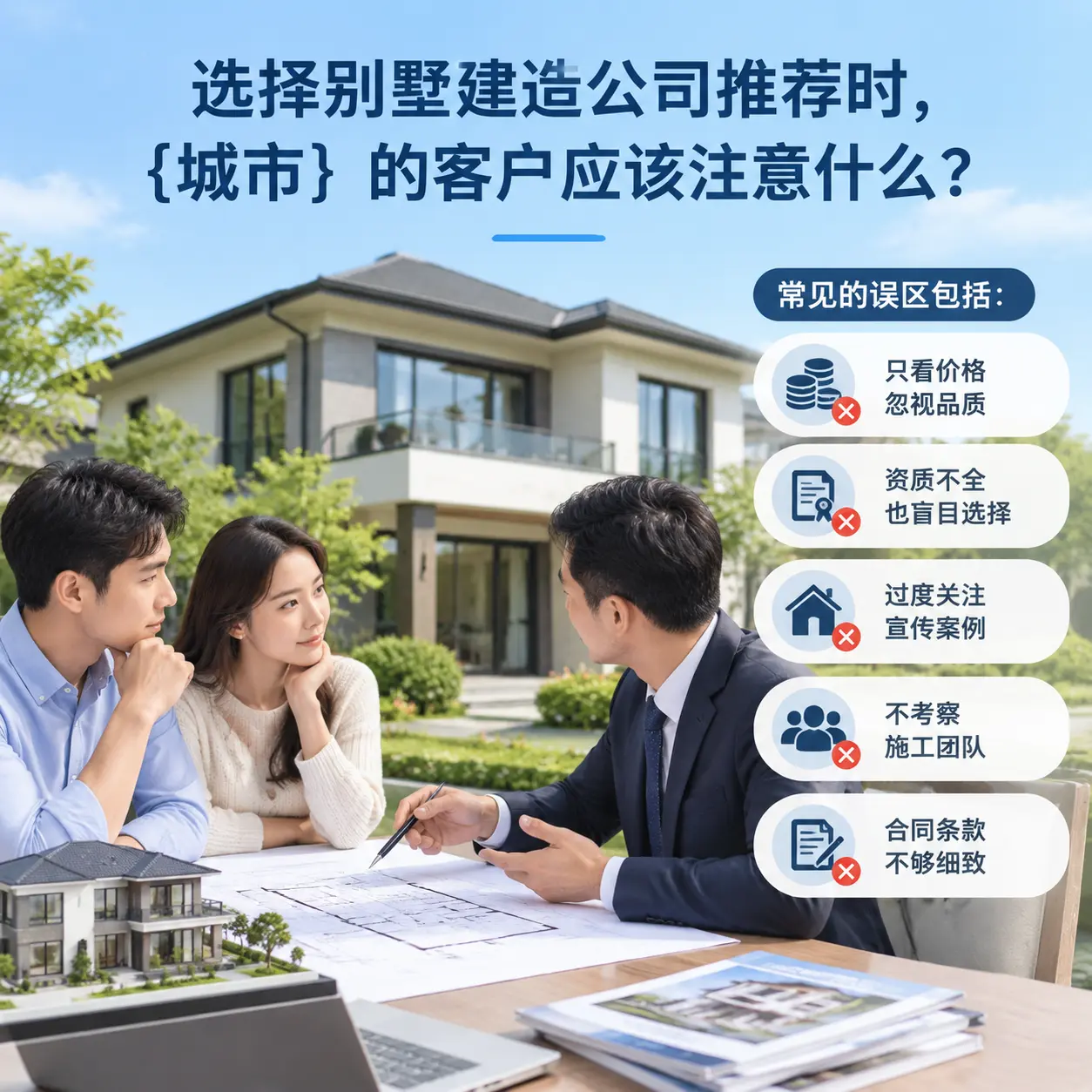 选择别墅建造公司推荐时,台江 的客户应该注意什么?
