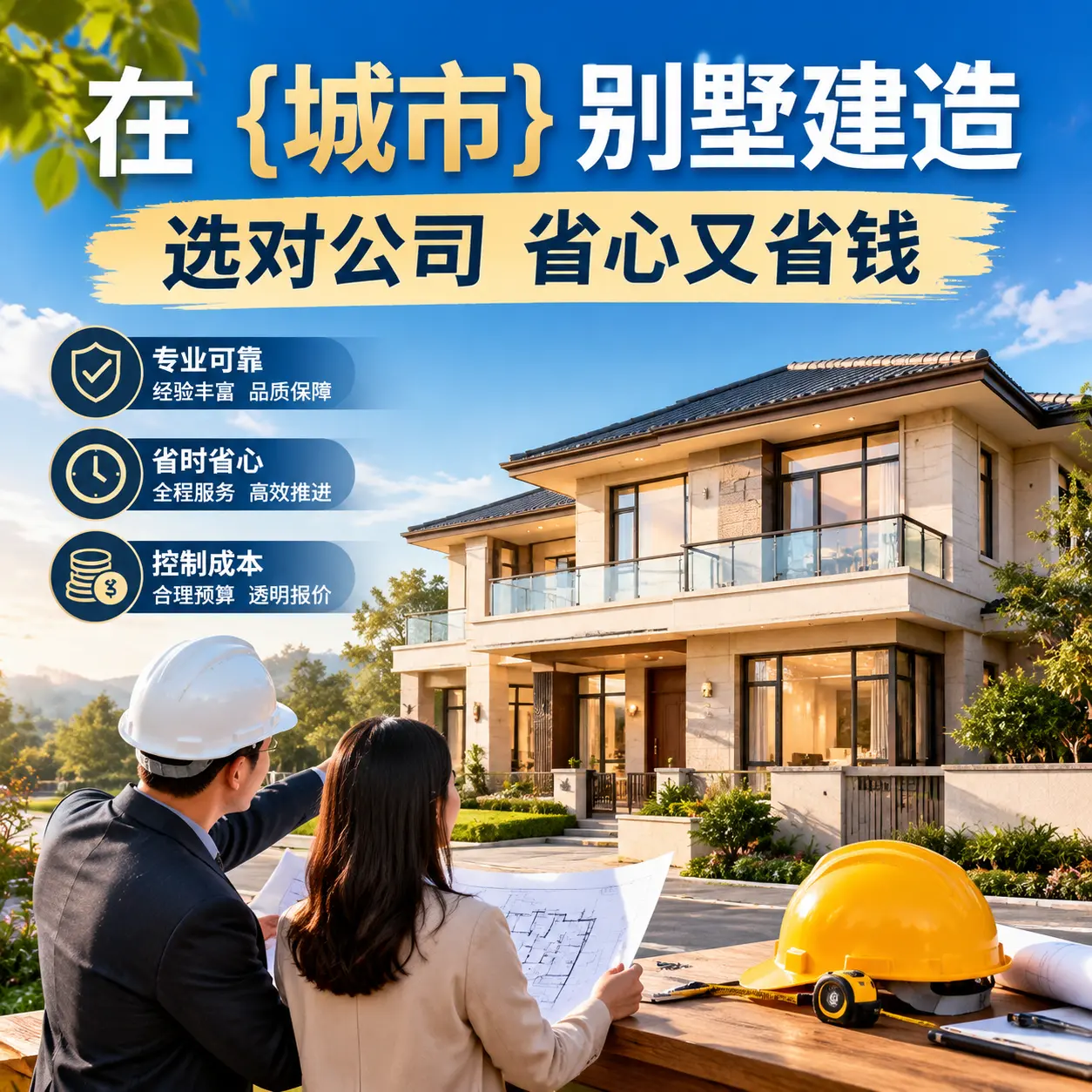 在 台江 别墅建造,选对公司省心又省钱