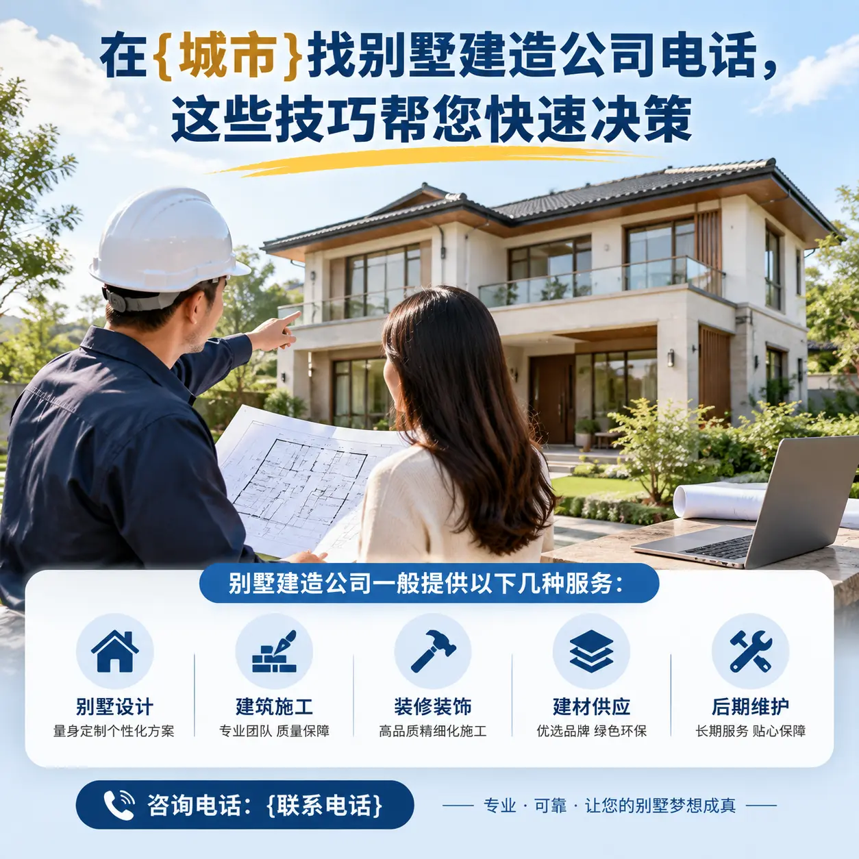 在台江找别墅建造公司电话，这些技巧帮您快速决策