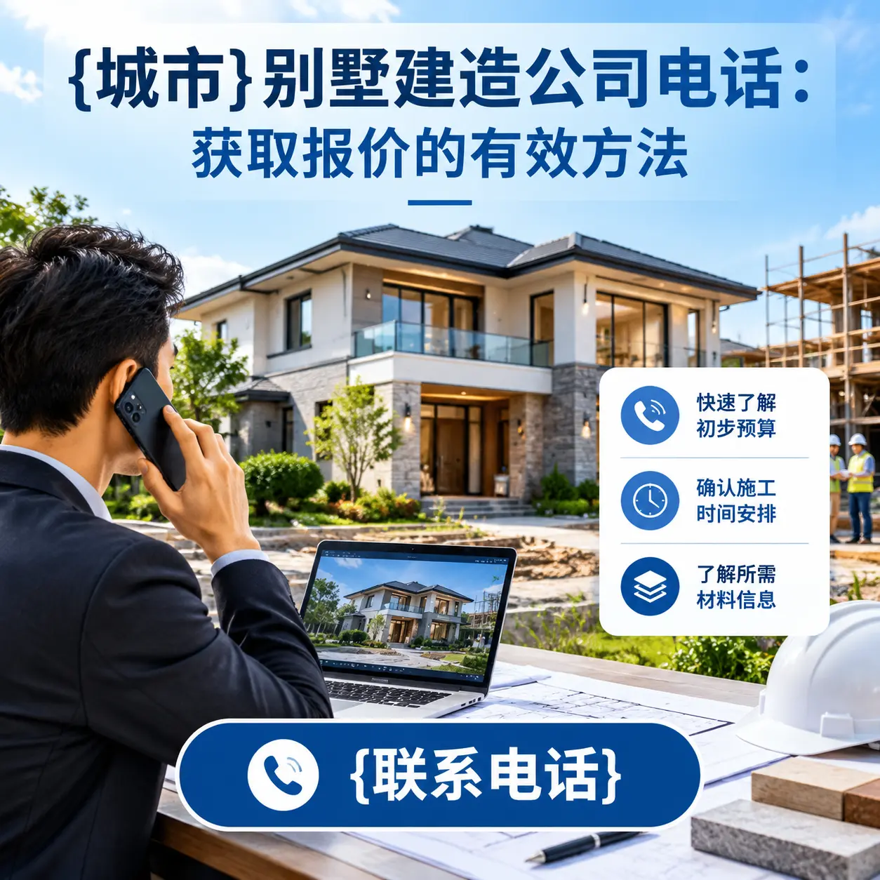 台江别墅建造公司电话:获取报价的有效方法